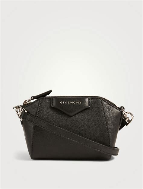 nano antigona leather crossbody bag givenchy